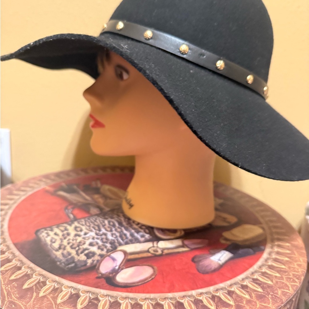 Black Wide-Brim Floppy hat